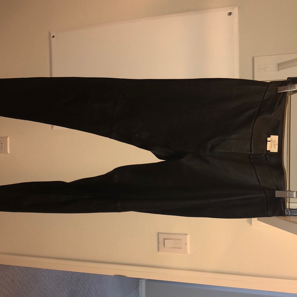 Kate Spade REAL leather leggings